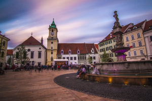 Main square of Bratislava